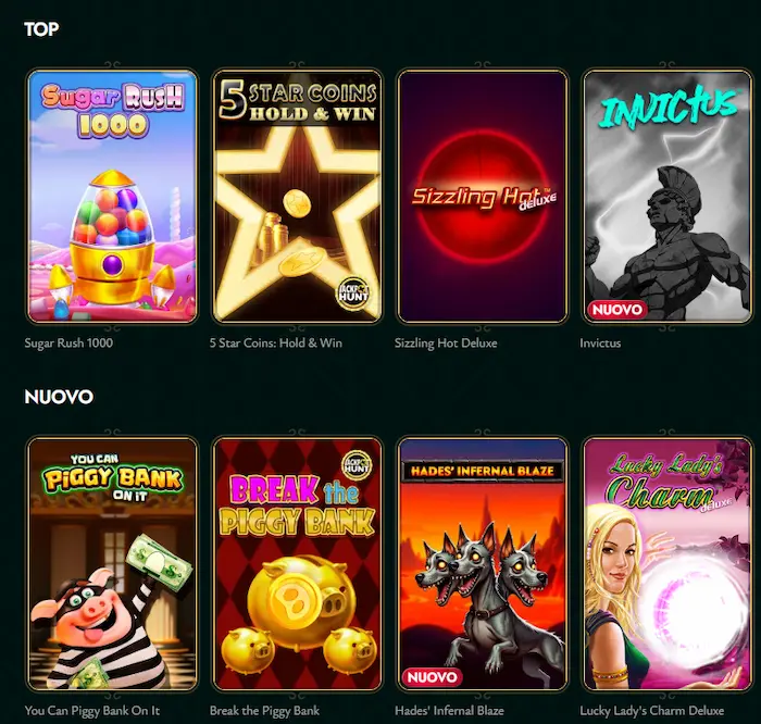 Cashed Casino Italy offerta