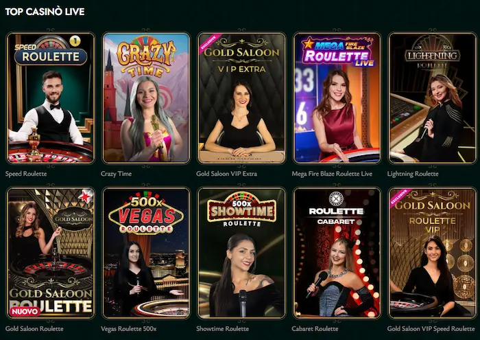 Cashed Casino Italy live